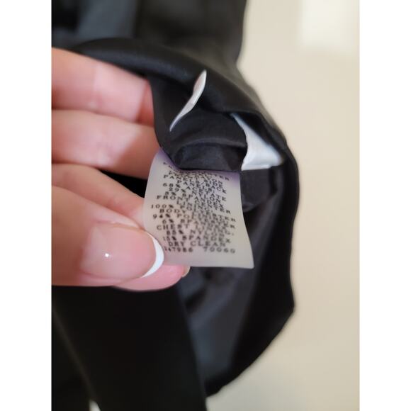 Ann Taylor Women's Strapless A Line Mini Cocktail Dress Fully Lined Black Size 6 - Picture 7 of 8